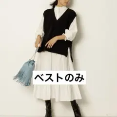 JUSGLITTY ニットベスト