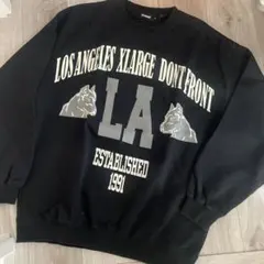 XLARGE ブラックスウェット トレーナー XL
