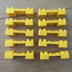 プラレール 高架用 ブロック（橋脚）10点セット 黄色 まとめ売り①