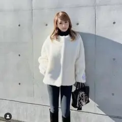 モコアズ☆サスティナブルボアアウター