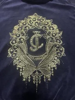 Juicy Couture ベルベットパーカー　ネイビー　Mのサムネイル