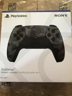 Dualsense PS5コントローラー グレーカモフラージュ