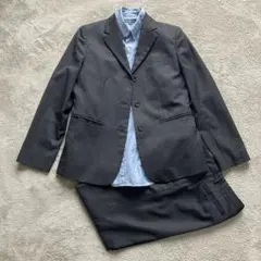 ラルフローレンシャツ&コムサボーイスーツセットアップ　ダークグレー大きめ男の子