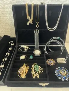 【刻印あり】ヴィンテージ アクセサリー 16点まとめ売り 腕時計　遺品整理