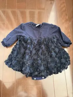 プティマイン　ロンパース　トレーナー　ネイビー