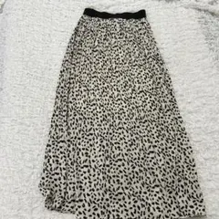 ヒョウ柄ロングスカート Fサイズ