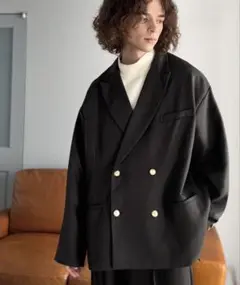 【classicalelf】 オーバーサイズダブルジャケット
