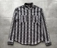 RRL ラルフローレン オンブレチェック オープンカラー シャツ S - メルカリ