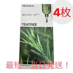 Mediheal ティーツリー フェイスマスク 4枚入り