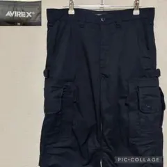美品 AVIREX M44 モンキーパンツ XL 黒 フェード加工 エアロ - メルカリ