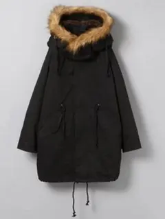 新品　JEANASIS 2wayファーモッズコート　モッズコート　アウター