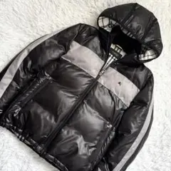 美品 バーバリーブラックレーベル ホワイトグースダウン リバーシブル 2way 2025年最新】バーバリーブラックレーベルダウンジャケットの人気