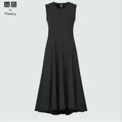ユニクロ　UNIQLO セオリー　theory フレアロングワンピース　Mサイズ