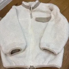 アイボリー ボアジャケット　 110