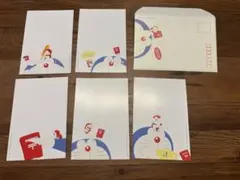 【未使用】ドラえもん封筒付ポストカード5枚