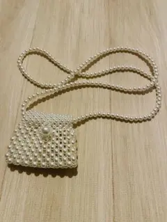 ショルダーバッグ　パールポシェット