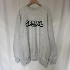 新品 SAMUEL x MANKEY クルーネック スウェット　グレーXXLのサムネイル