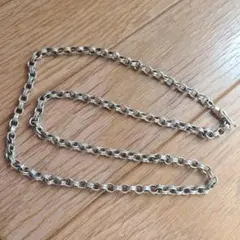 の*ぶ様 ペーパーチェーン 925ネックレス シルバー 61cmぐらい