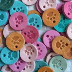 肉球刻印タグ　アソート　10個入り　個数変更可能