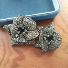 vendome ヴァンドーム青山 SILVER925 マルカジット ブローチ 花のサムネイル