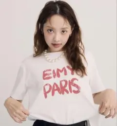 eimy istorie ペンキ風ロゴEIMY PARIS Tシャツのサムネイル