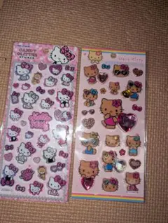 ハローキティ キラキララインストーンシール　キャンディグリッターシール　正規品