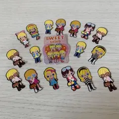 SWEET seleb 平成レトロ 平成ギャル フレークシール