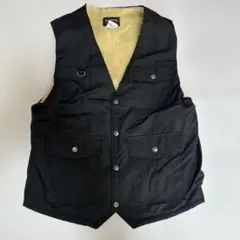 ブラックフリース裏地ベスト