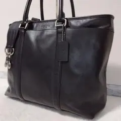 ✨美品✨COACH　コーチ　トートバッグ　レザーブラック　2way F54758