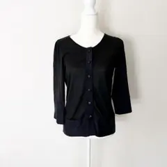 【日本製】PUPULA ププラ シルク混カーディガン 【美品】のサムネイル