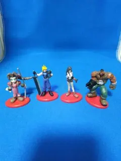 ＦＦ７　コカ・コーラおまけフィギュア　４体セット