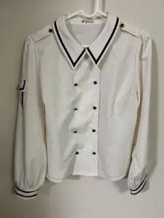 【訳あり】axes femme ブラウス　白　ホワイト