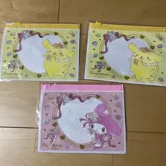 サンリオキャラクターズ　スライダーポーチ　3個セット
