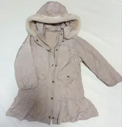 petit main フード付きコート 120サイズ ピンクベージュ
