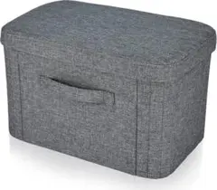 収納ボックス スツールグレー40cm x 25cm x 25cmのサムネイル
