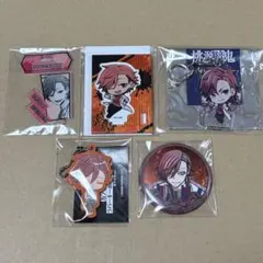 桃源暗鬼 アクスタ 缶バッジ ストラップ 花魁坂京夜 5点セット