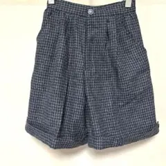 Bukky-Aki ちどり柄ショートパンツ　ハーフパンツS〜Mサイズ