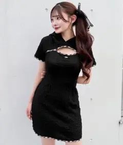 BACKリボンミニワンピース　NOMAE