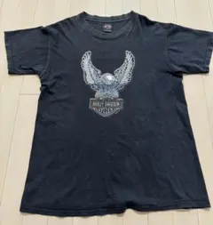 希少】2006年製 ハーレーダビッドソン 両面プリント Tシャツ イーグル 