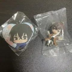 文スト 太宰治 ガチャ ハート缶バッジ キーホルダー セット