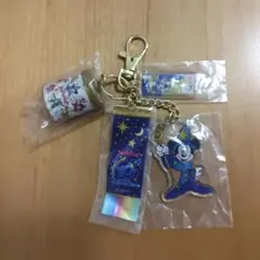 【ディズニーシー】25周年カプセルトイ　キーチェーン　10周年