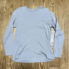 美品　GU ソフトコットンクルーネック　Tシャツ　ベージュ　M