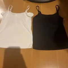 ユニクロ　エアリズム　ブラキャミソール　2枚　M