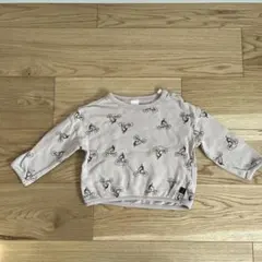 tete a tete 95cm 自転車柄裏起毛トップス