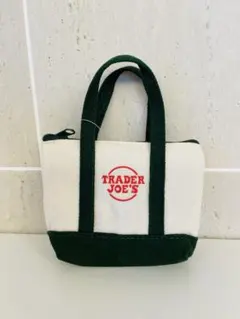 Trader Joe's トレジョ　マイクロトートエコバッグ　緑　グリーン