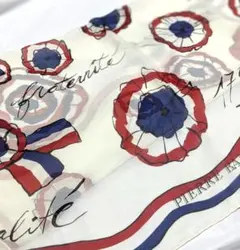 Sakura様専用　PIERRE BALMAIN 花柄トリコロールスカーフ