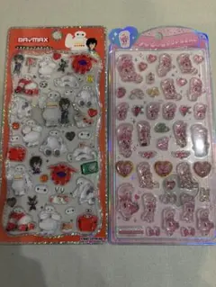 エスターバニー うるちゅるポップシール プチドロップステッカー　ベイマックス