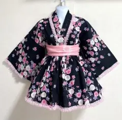 浴衣ドレス♡姫ギャル♡量産♡地雷♡セパレートタイプ♡帯セット