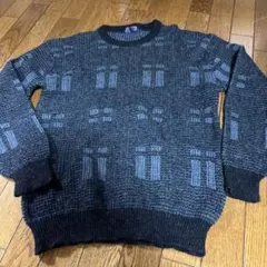 ニットセーター ダークグレー　メンズM