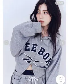 FRAY I.D 【Reebok×FRAY I.D】ロゴショートフーディーのサムネイル